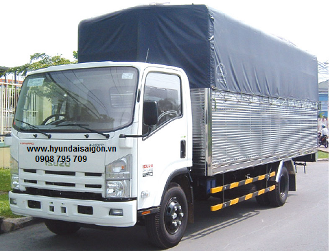 Xe tải Isuzu 5 tấn thùng dài 6m2 NQR75M